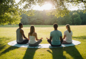 persone in meditazione